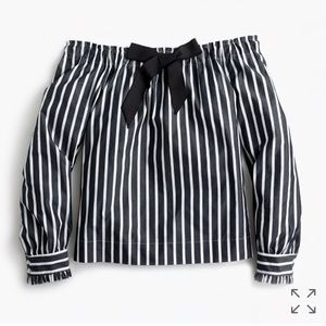 J Crew off the shoulder top!!